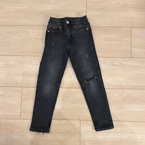 Zara Black Distressed Skinny Jeans